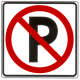 random DMV Test question with sign